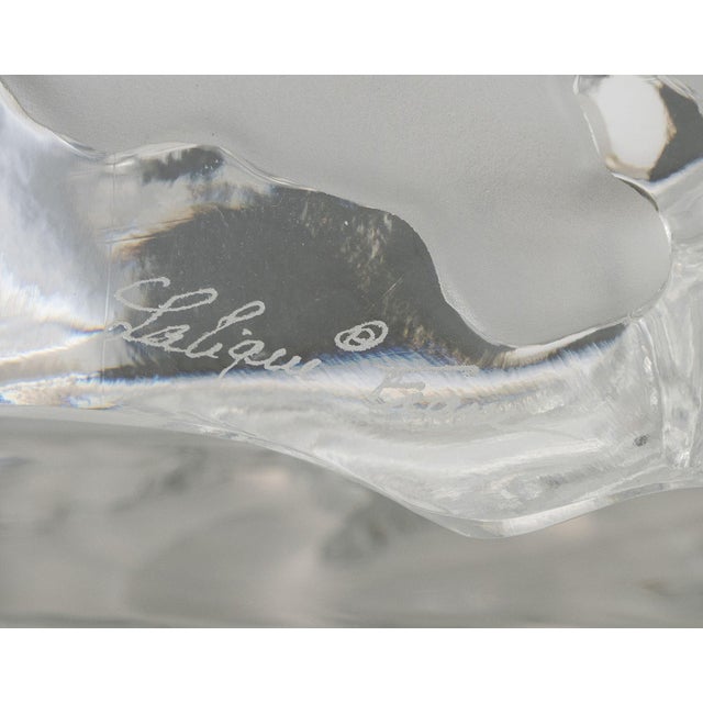 Lalique Crystal "Champs-Elysees" Two-Tier Chandelier For Sale - Image 12 of 12