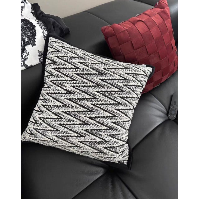 Modern Geometric Cushion——19 Inches For Sale - Image 10 of 12