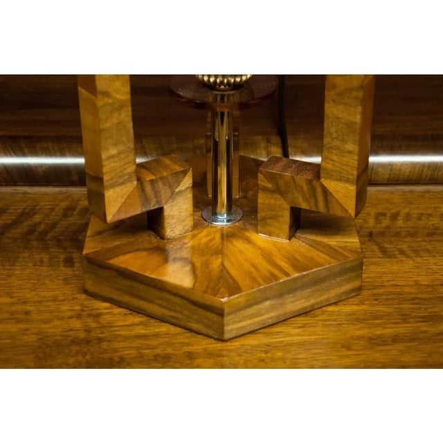 Mid-Century Art Deco Style Table Lamp, 1950s For Sale - Image 6 of 7