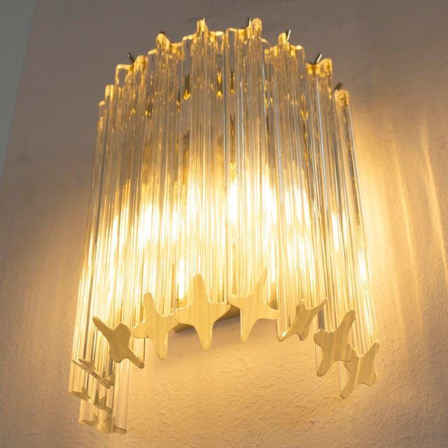 Wall Lamps in Murano Glass, 1990s, Set of 2 For Sale - Image 11 of 13