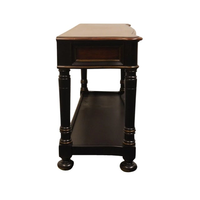 Hooker Furniture Seven Seas Collection 38" Two Toned Accent Sofa / Console Table 864-80-151 For Sale - Image 9 of 12