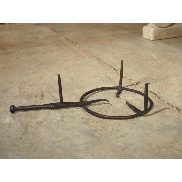 18th Century 18th Century Hand Forged Iron Cooking Trivet For Sale - Image 5 of 10