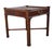 Chippendale Vintage Baker Chinese Chippendale Mahogany Carved Square End Table For Sale - Image 3 of 9
