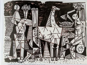 Pablo Picasso, Untitled, Color Lithograph, 1966