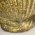1980s Palm Beach Regency Bespoke Multilayered Gilt Ceramic Shell Vase For Sale - Image 11 of 12