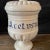 Italian Antique Italian Apothecary Jar Venetian Acetosa Porcelain Urn Large For Sale - Image 3 of 10