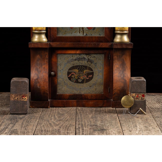 Mid-19th Century Seth Thomas Triple Decker Empire Clock For Sale - Image 12 of 14