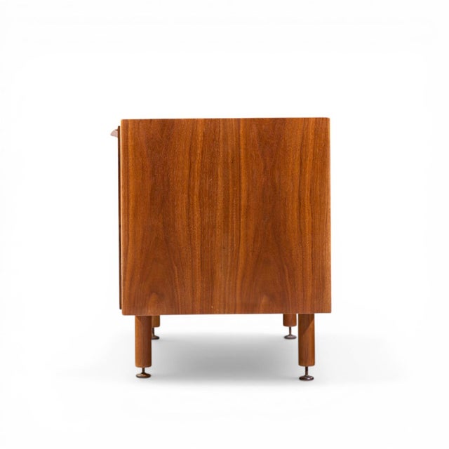 Mid 20th Century Jens Risom Mid Century Walnut Credenza For Sale - Image 5 of 11