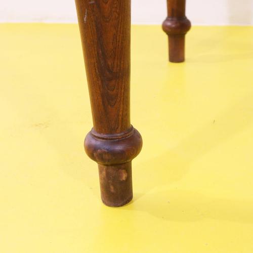 2000 - 2009 Extendable Wooden Dining Table with Turned Legs For Sale - Image 5 of 11