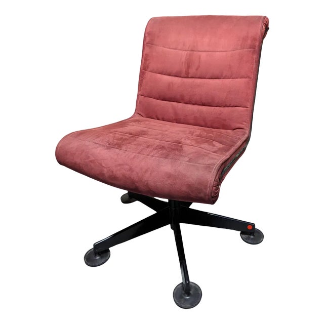 Velvet Desk Swivel Chair by Richard Sapper for Knoll For Sale