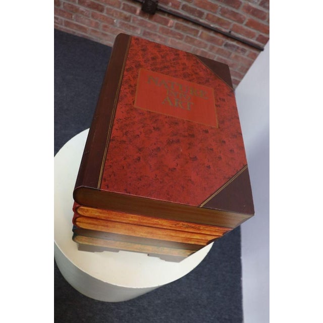 Vintage Trompe l'Oeil Faux Stacked Books Chest / Decorative Box by Don Andres For Sale In New York - Image 6 of 12
