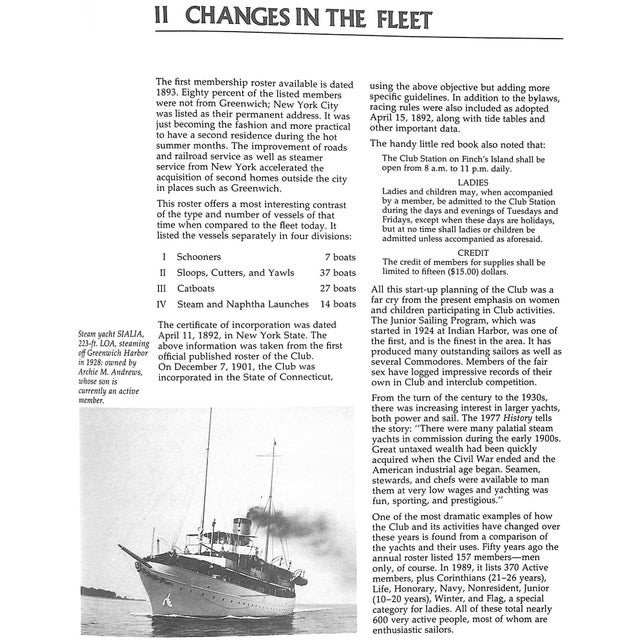 A Century of Sailing 1889-1989: The First One Hundred Years of the Indian Harbor Yacht Club For Sale - Image 12 of 12