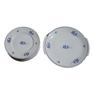 Limoges Porcelain Dessert Service from Maison Bernardaud, 1950s, Set of 13 For Sale