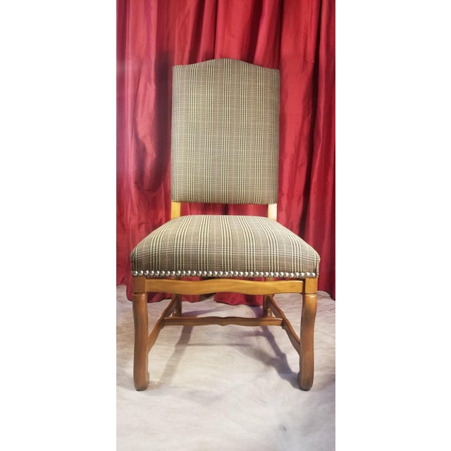 1980s Ralph Lauren Distressed De Mouton (Sheep) Dining Chairs of 1980s - Set of 2 For Sale - Image 5 of 13