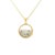 Diamond Locket Pendant Round 14k Gold & Gold Filled Necklace Shaker For Sale In Miami - Image 6 of 10