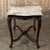Late 19th Century French Louis XV Walnut Marble-Top Center Table ~ Library Table For Sale - Image 9 of 17