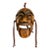 Vintage Korean Hahoe Yangban Hand-Carved Wood Mask With Articulated Jaw For Sale