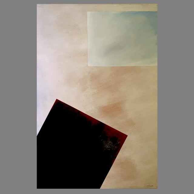 Angelo Rinaldi | "Abstract AR 3" | Acrylic sufaesite | h. cm. 118x77 | year 2013, with Certificate of Authenticity This...