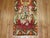 Narrow Floral Turkish Red Large Flower Turkish 20th Century Wool Runner - 1'9" x 9'10" For Sale In New York - Image 6 of 6