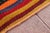 Orange 1970s Turkish Ethnic Design Striped Orange Small Kilim Rug For Sale - Image 8 of 13