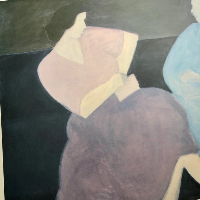 Abstract 1982 Milton Avery Whitney Museum "Conversation" Framed Print For Sale - Image 3 of 9