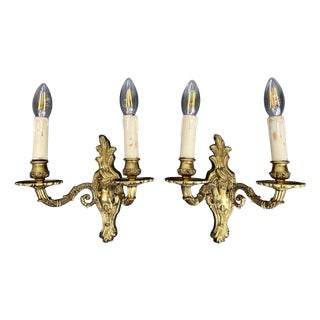 Vintage French Wall Sconces, Set of 2 For Sale