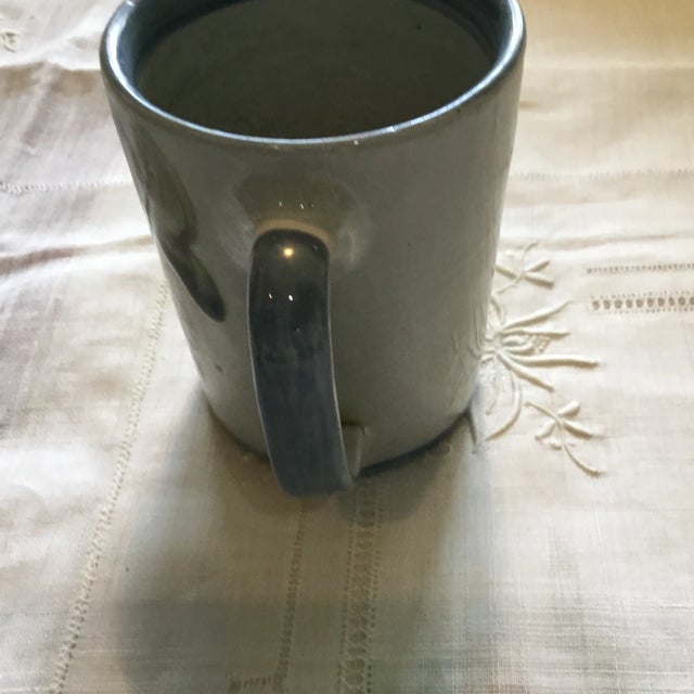 1980s Vintage Louisville Stoneware Hand Painted Floral Coffee Mug Mint. For Sale - Image 5 of 6