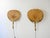 1970s Uchiwa Wall Lamps by Ingo Maurer for M Design, 1970s, Set of 2 For Sale - Image 5 of 15