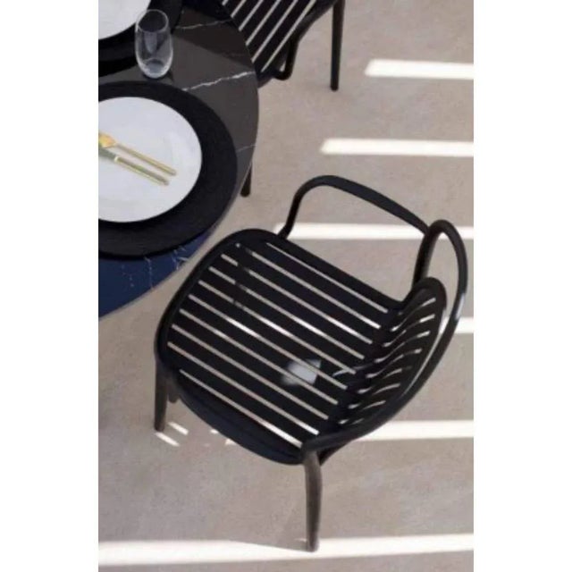 Plastic Grey Chairs by Mowee, Set of 4 For Sale - Image 7 of 9