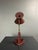 Mid-Century French Red Leather Wrapped Desk Lamp attributed to Jacques Adnet, 1950s For Sale - Image 16 of 18