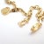 Authentic Cartier Yellow Gold Love Trinity Double C Charm Link Bracelet 1995 For Sale - Image 9 of 13