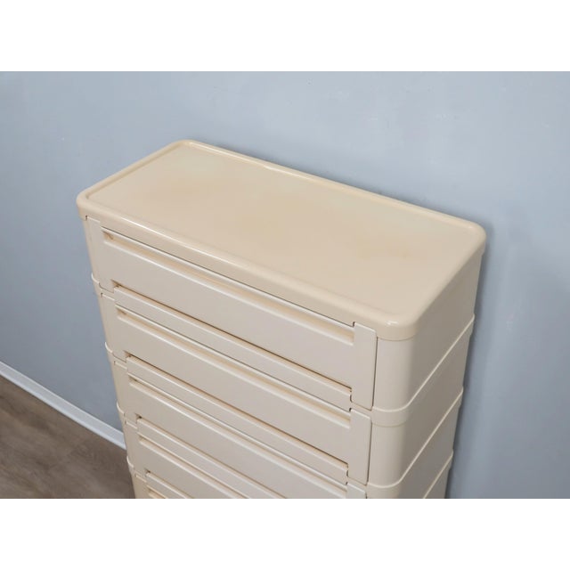 Plastic Model 4963 Modular Storage System by Olaf von Bohr for Kartell, 1970s, Set of 7 For Sale - Image 7 of 15