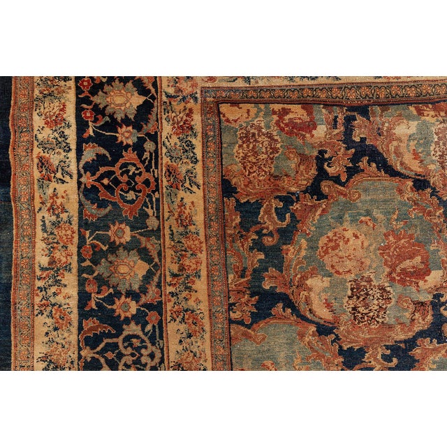 Oversized Antique Persian Bidjar Rug For Sale - Image 4 of 7