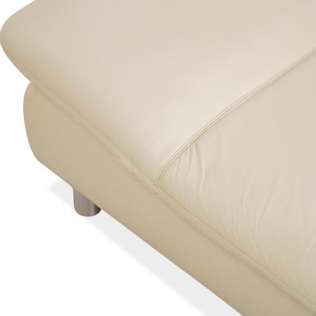 Rivoli 3-Seater Sofa in Cream Leather from Koinor For Sale - Image 6 of 14