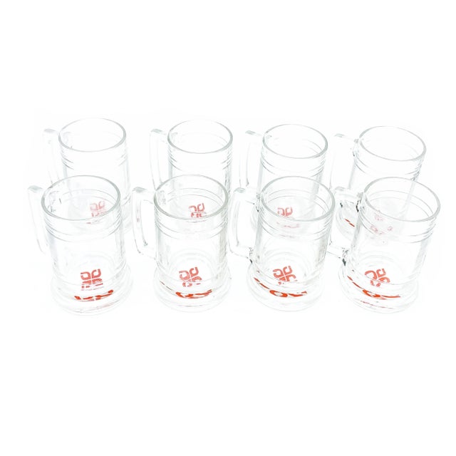 This set of beer mugs will instantly bring retro mid-century pub vibes into your home! This listing includes 8 large,...