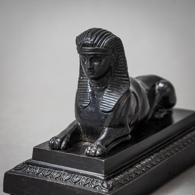 Early 19th Century Pair of Berlin Iron Sphinxes For Sale - Image 17 of 18