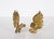 Stunning pair of gold plated fighting cockerel ornaments. These beautiful sculptures were produced in italy in the 1960s....