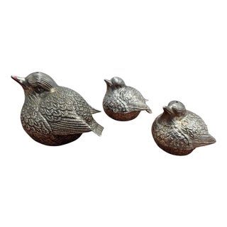 Vintage Bird Salt and Pepper Shakers, 1950s, Set of 3 For Sale