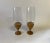 Brown Pair of Danish Mid Century Hurricane Candle Holders For Sale - Image 8 of 9