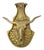 Mid 20th Century Solid Brass Vintage Longhorned Steer Door Knocker For Sale - Image 5 of 5