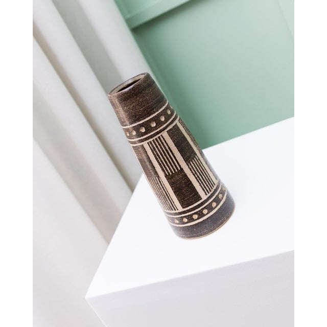 1970s Vintage Vase from VEB Coswig GDR Ceramics, 1970s For Sale - Image 5 of 12