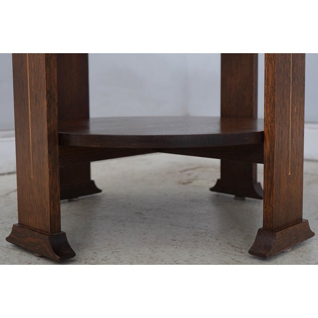 Stickley Harvey Ellis Mission Oak Lamp Table For Sale - Image 9 of 14