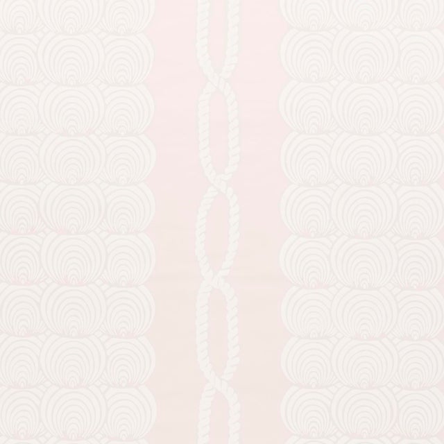 Schumacher Sample - Schumacher Coralline Wallpaper in Blush For Sale - Image 4 of 4