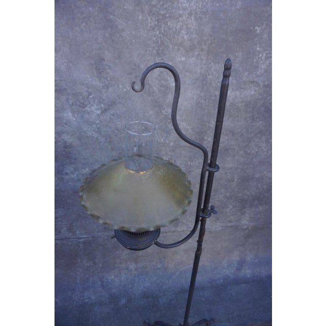1930s Monterey Wrought Iron Lantern Floor Lamp For Sale In Los Angeles - Image 6 of 8