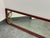 Asian-Inspired Red + Gilt Botanical Wall Mirror, Vintage For Sale - Image 9 of 12