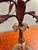 Vintage Italian or French Style Solid Brass Five-Light Floral Tole Candelabra With Original Gilt Finish For Sale - Image 13 of 14