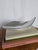 Mid-Century Modern Vintage Brushed Chrome Metal Catch All, 1980s For Sale - Image 3 of 12