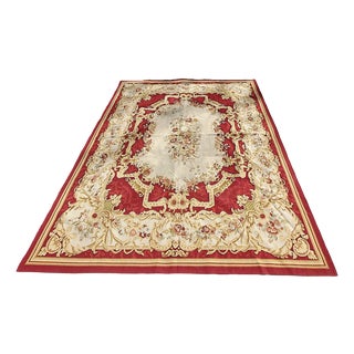 Napoleon III French Aubusson Rug For Sale