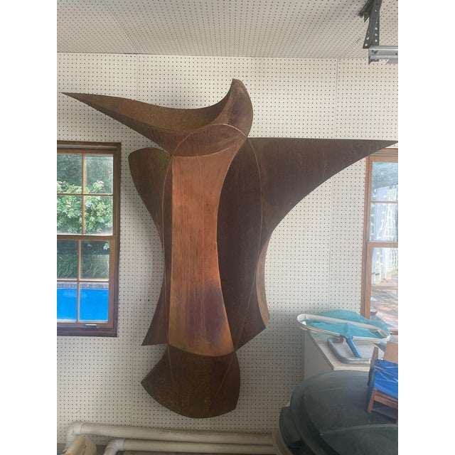 Copper Abstract Outdoor Sculptures, 2 Pieces For Sale - Image 10 of 11