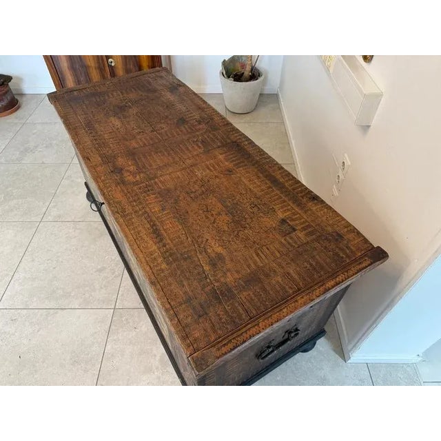 Tyrolean Rustic Hand-Painted Chest For Sale - Image 17 of 18